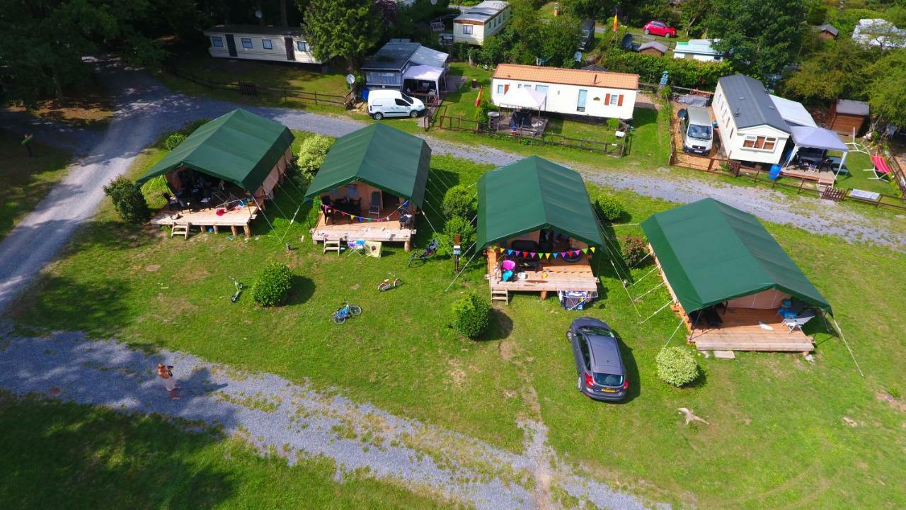 Hotel Safari Tent At Camping Le Roptai Rochefort Zewnętrze zdjęcie