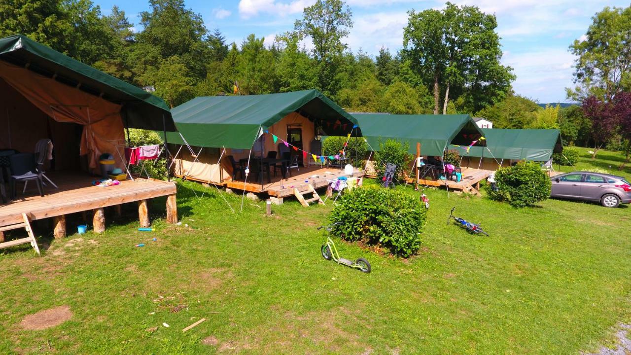 Hotel Safari Tent At Camping Le Roptai Rochefort Zewnętrze zdjęcie